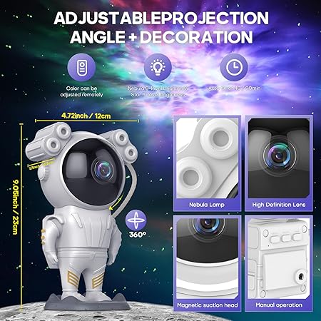 Astronauta Proyector de Galaxia