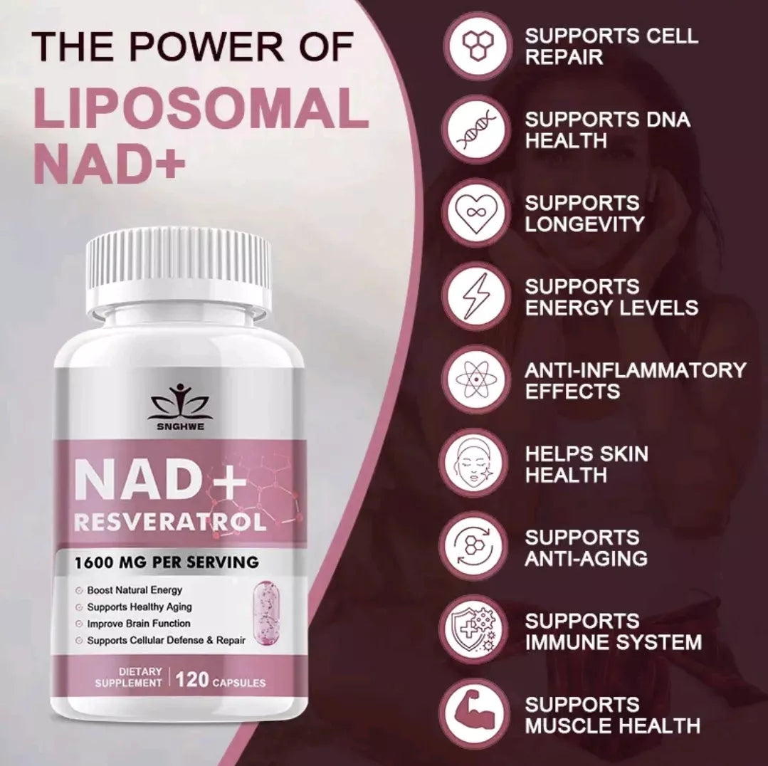 NAD+RESVERATROL 60 CAPSULAS + ENVIO GRATIS